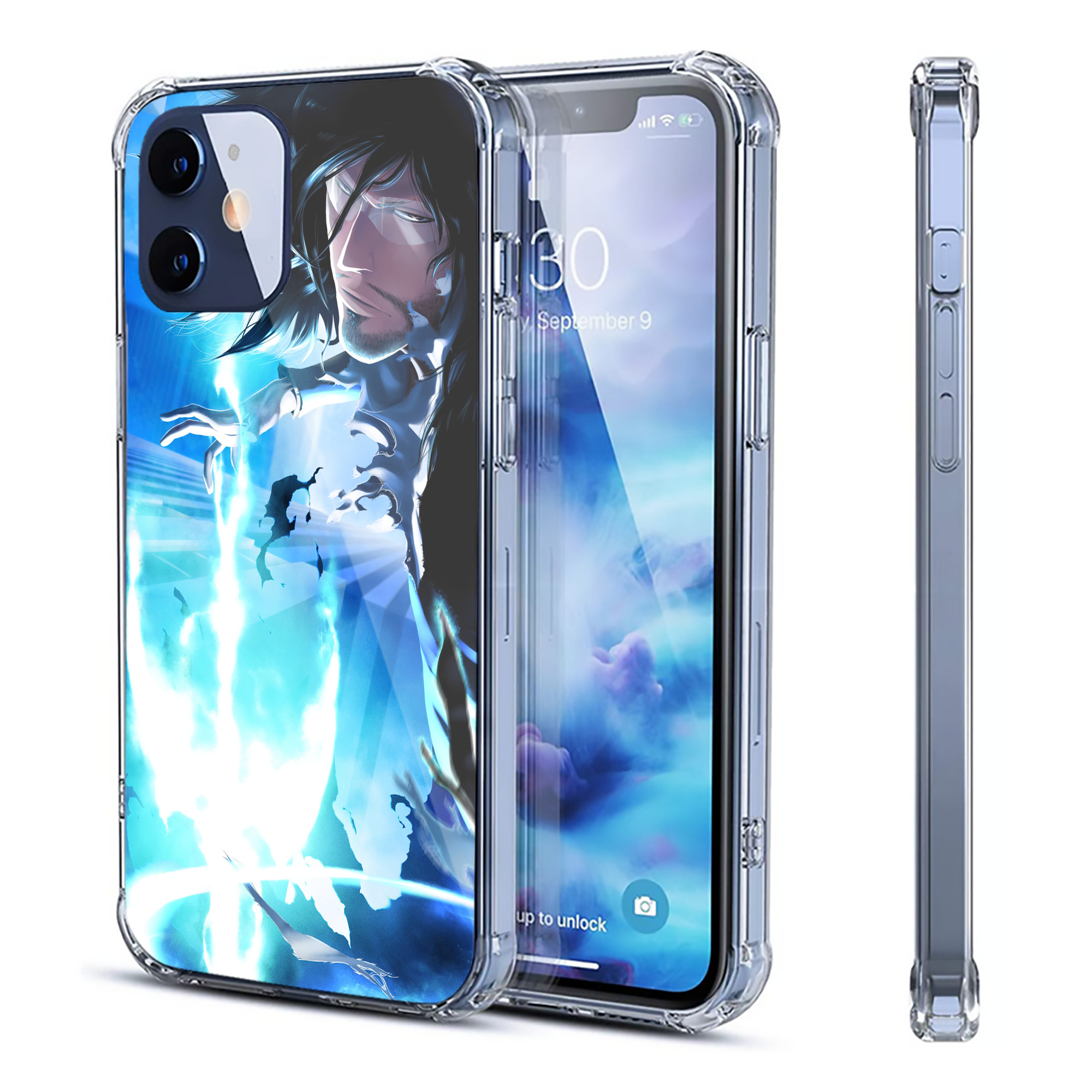 （画像用） ブリーチ BLEACH 【iPhone 12シリーズ対応】透明スマホケース（クリアソフトケース）